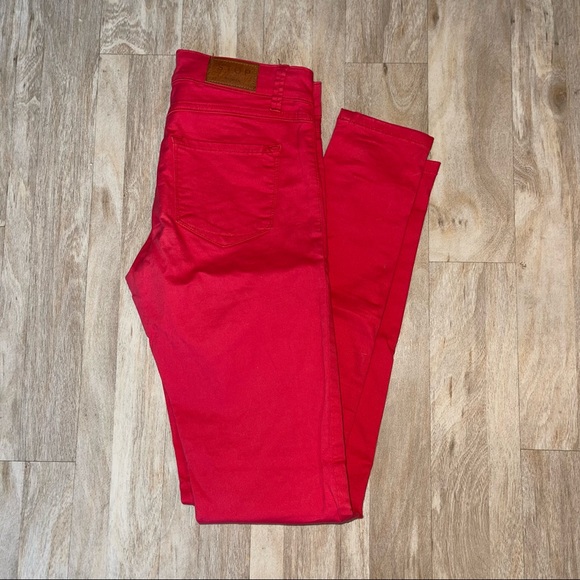 Red Skinny Jeans - Picture 2 of 3
